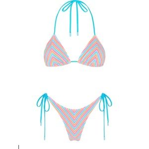 TRIANGL sherbet stripe bathing suit